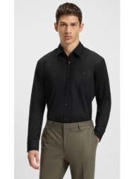 hugo ανδρικό πουκάμισο από stretch βαμβάκι με κλασικό γιακά slim fit
