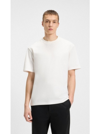 hugo ανδρικό t-shirt από βαμβακερό ζέρσεϊ με τυπωμένο logo