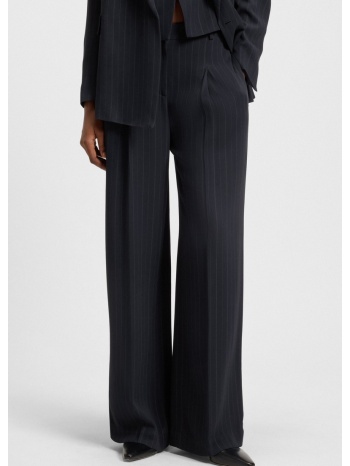 boss γυναικείο παντελόνι regular fit με ρίγα και extra-long