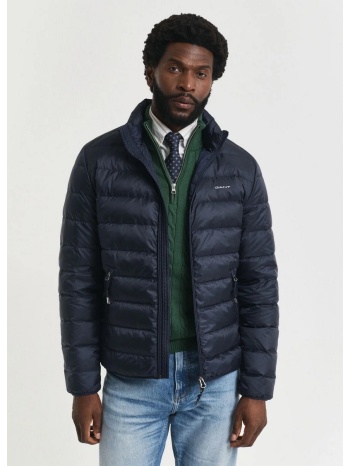 gant ανδρικό μπουφάν regular fit με πούπουλο αδιάβροχο