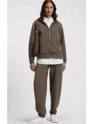 boss γυναικείο παντελόνι relaxed fit με λάστιχο στο τελείωμα