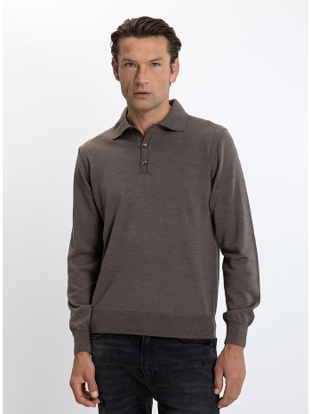 vardas ανδρικό πουλόβερ polo regular fit merino