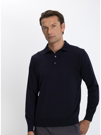 vardas ανδρικό πουλόβερ polo regular fit merino
