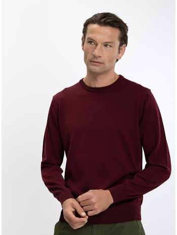 vardas ανδρικό πουλόβερ crew neck regular fit merino
