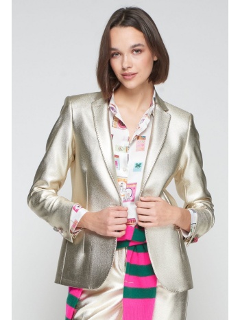 vilagallo γυναικείο σακάκι regular fit με διακοσμητικά