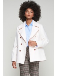 vilagallo γυναικεία ζακέτα regular fit με κεντημένη λεπτομέρεια