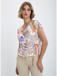 μπλούζα floral σε εμπριμέ