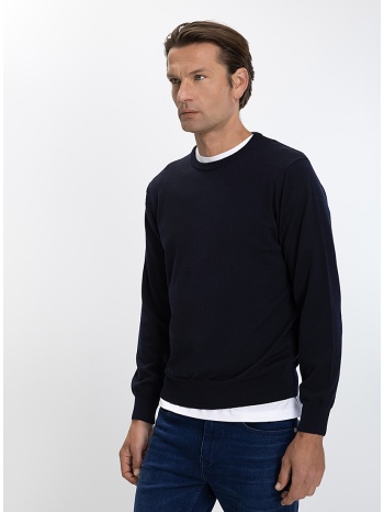 vardas ανδρικό πουλόβερ crew neck regular fit merino