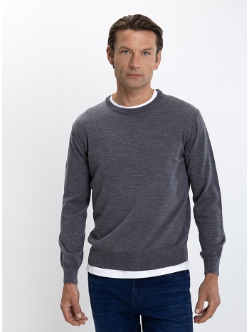 vardas ανδρικό πουλόβερ crew neck regular fit merino