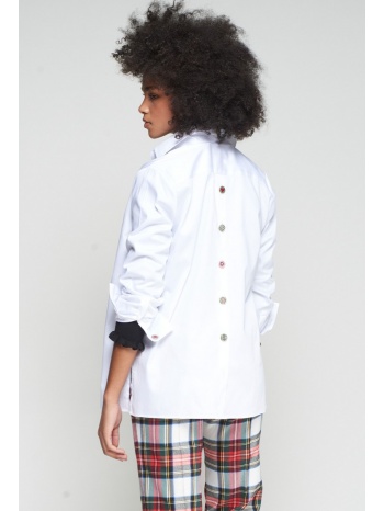 vilagallo γυναικείο πουκάμισο regular fit βαμβακερό με