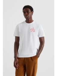 farah ανδρικό t-shirt regular fit βαμβακερό με γραφικό τύπωμα