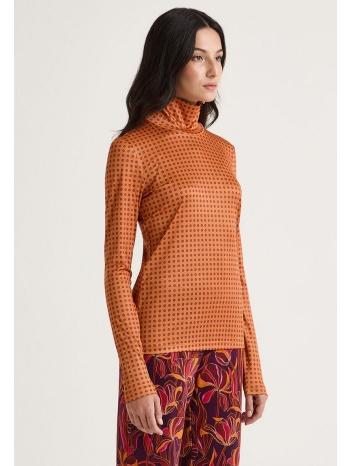 maliparmi γυναικεία μπλούζα jersey μακρυμάνικη regular fit