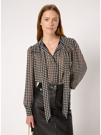 gerard darel γυναικείο πουκάμισο με πουά μοτίβο