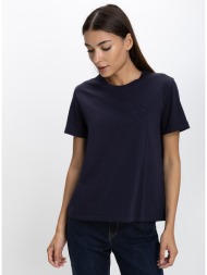 gant γυναικείο t-shirt regular fit με κεντημένο λογότυπο