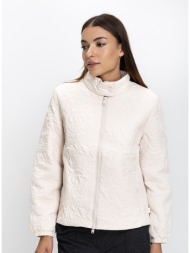 gerry weber γυναικείο μπουφάν regular fit με ανάγλυφη υφή
