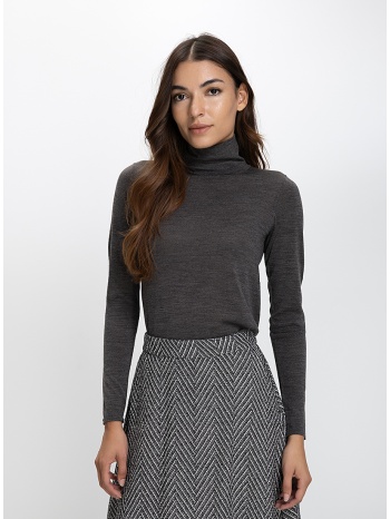 petite mindigote γυναικεία μπλούζα slim fit με ζιβάγκο