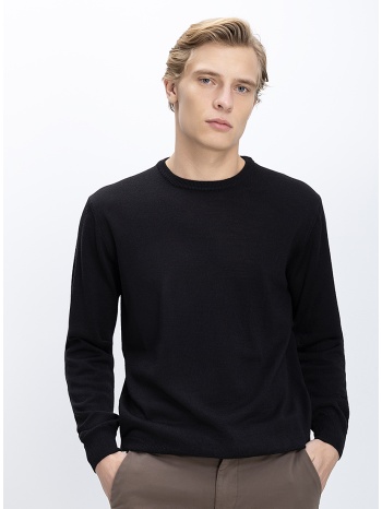 b.s bags ανδρικό πλεκτό regular fit με στρογγυλή λαιμόκοψη σε προσφορά