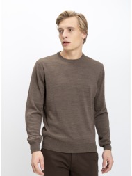 b.s bags ανδρικό πλεκτό regular fit με στρογγυλή λαιμόκοψη