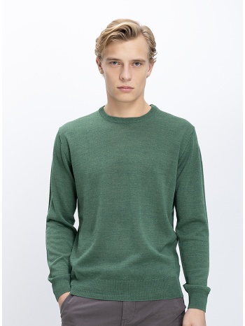 b.s bags ανδρικό πλεκτό regular fit με στρογγυλή λαιμόκοψη σε προσφορά