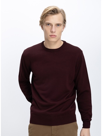 b.s bags ανδρικό πλεκτό regular fit με στρογγυλή λαιμόκοψη σε προσφορά