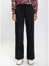 gerry weber γυναικείο παντελόνι straight fit με λάμψη και ζώνη-κορδόνι