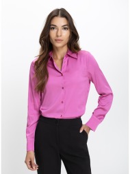 diana d. γυναικείο πουκάμισο regular fit με μακριά μανίκια και κλασικό γιακά