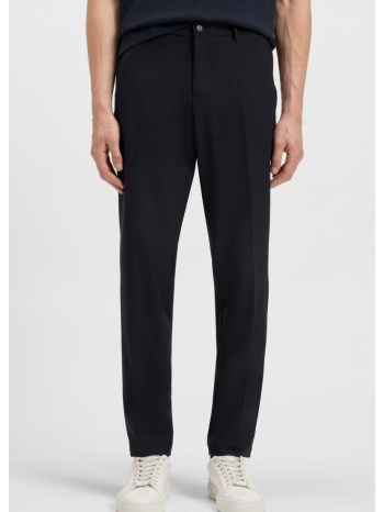boss ανδρικό παντελόνι regular fit σκούρο μπλε