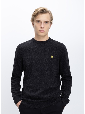 lyle & scott ανδρικό πλεκτό regular fit με στρογγυλή