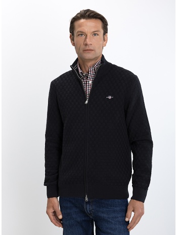 gant ανδρικό πλεκτό ζακέτα regular fit σε προσφορά