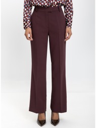 gerry weber γυναικείο παντελόνι straight fit με πιέτες