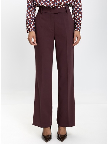 gerry weber γυναικείο παντελόνι straight fit με πιέτες