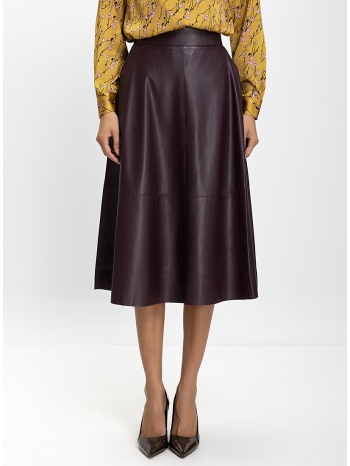 gerry weber γυναικεία midi φούστα από συνθετικό δέρμα αλφα σε προσφορά