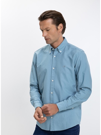 boss ανδρικό πουκάμισο regular fit βαμβακερό