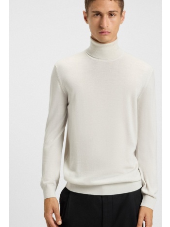 hugo ανδρικό πλεκτό ζιβάγκο μάλλινο regular fit