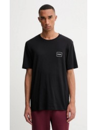 hugo ανδρικό βαμβακερό t-shirt regular fit με λογότυπο