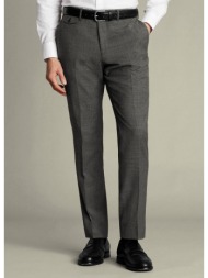 charles tyrwhitt ανδρικό παντελόνι wool stretch puppytooth slim fit