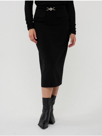 esqualo γυναικεία φούστα long city με esqualo buckle