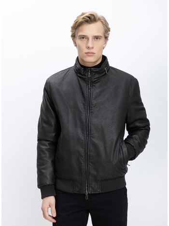 vardas ανδρικό μπουφάν eco pelle regular fit