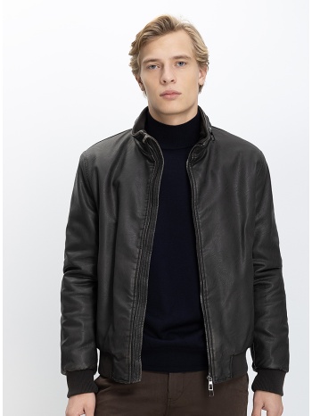 vardas ανδρικό μπουφάν eco pelle regular fit