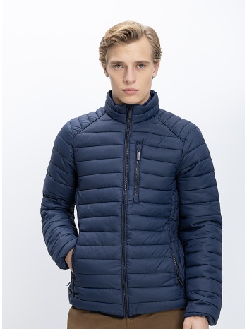 ανδρικό μπουφάν καπιτονέ με όρθιο γιακά