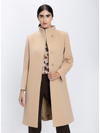 cinzia rocca γυναικείο παλτό με όρθιο γιακά