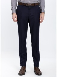 boss ανδρικό παντελόνι straight fit μάλλινο