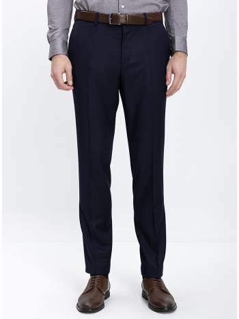 boss ανδρικό παντελόνι straight fit μάλλινο
