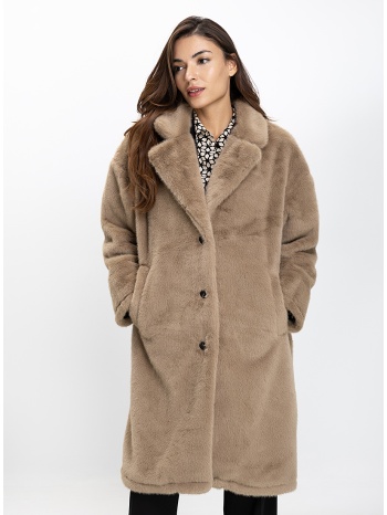 γυναικεία γούνα eco fur regular fit