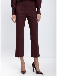 caractere γυναικείο παντελόνι με cropped γραμμή straight fit