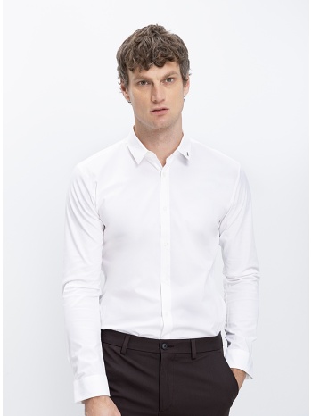 hugo ανδρικό πουκάμισο βαμβακερό slim fit