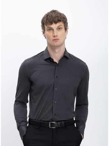 xacus ανδρικό πουκάμισο με ελαστική υφή slim fit