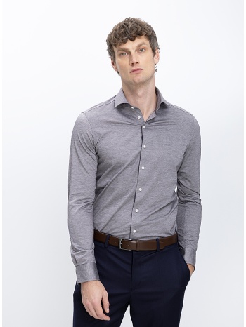 vardas ανδρικό πουκάμισο cotton slim fit με κλασικό γιακά