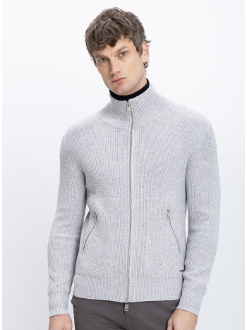 vardas ανδρικό πλεκτό regular fit με όρθιο γιακά και