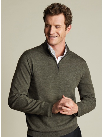 charles tyrwhitt ανδρικό πουλόβερ merino wool regular fit